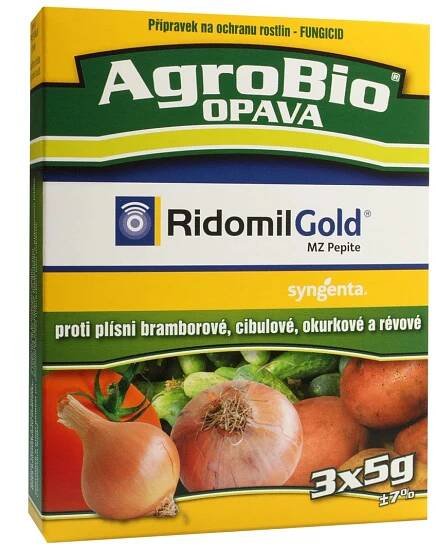 AgroBio Opava Fungicidní přípravek RIDOMIL GOLD MZ PEPITE 3 x 5 g nakoupit u OBI