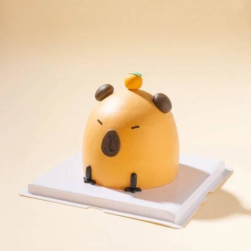 Capybara Cake 3D 6 Inch
