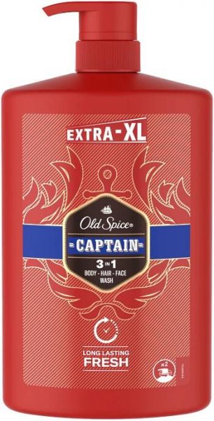 Old Spice Captain sprchový gél & Šampón pre mužov 1000 ml