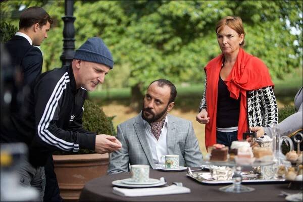 Dominique Deruddere, Ali Suliman, Loret Meus - Flying Home - Z natáčení