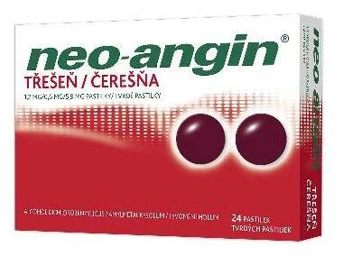 Neo-angin třešeň 24 pastilek