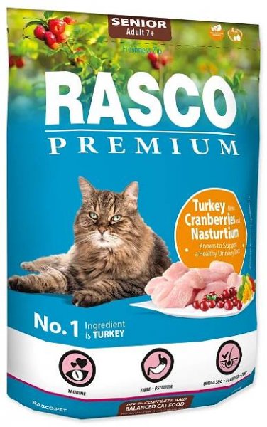 Rasco Premium Senior Krůtí s brusinkou a lichořeřišnicí granule 400 g