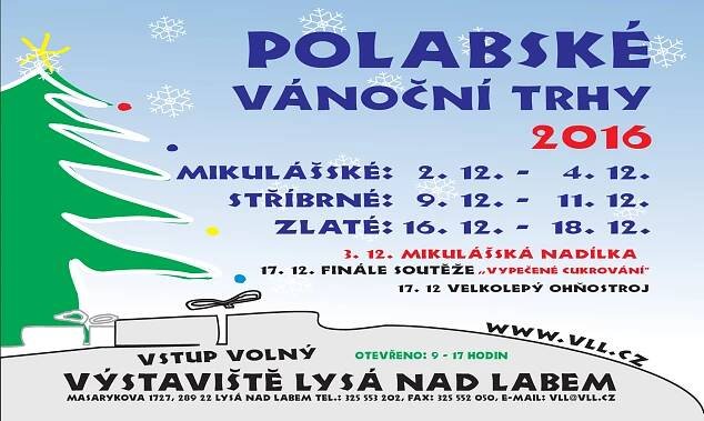 2. – 18. 12. • POLABSKÉ VÁNOČNÍ TRHY – Výstaviště Lysá nad Labem