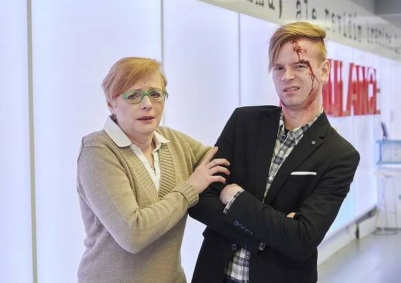 S mámou Helenou Dytrtovou se v ateliéru setkali jen mimo kamery.