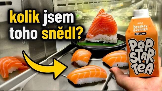 KOLIK JSEM TOHO SNĚDL?! Running sushi Ústí nad Labem