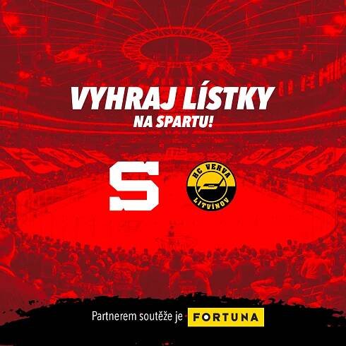 Vyhrajte lístky na hokej Sparta vs. Litvínov v O2 Areně zdarma