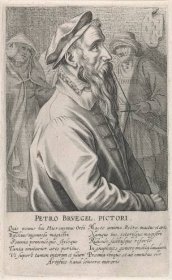 Hendrick Hondius (I), Portrait of Pieter Bruegel