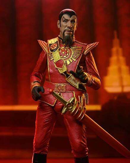 Flash Gordon (1980) - sběratelská figurka Ultimate Ming (Red Military Outfit) 18 cm | Figures.cz