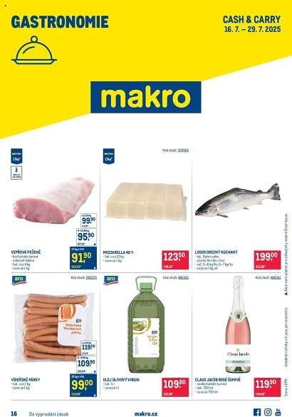 Makro leták - Gastronomie od 16. 7. | Kupi.cz