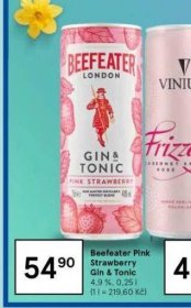 BEEFEATER PINK STRAWBERRY GIN & TONIC