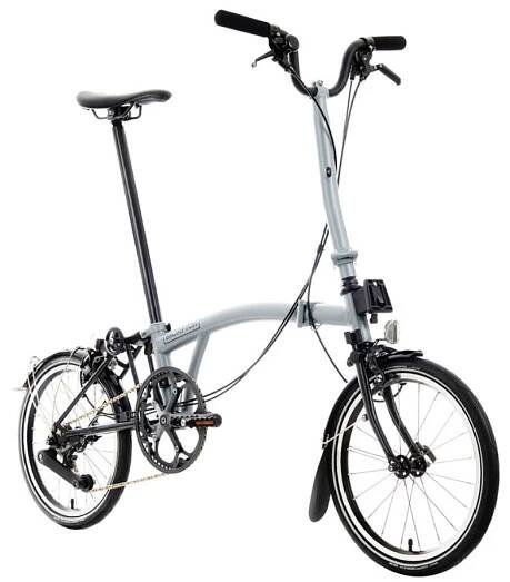 Brompton P-line Explore Black Edition, Lunar Ice