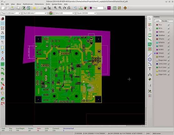 nathandumont.com : Trimming Silk Screen on KiCad