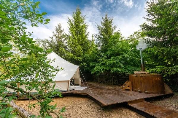 Glamping Brdy- ubytování v luxusním stanu - mlynskorice.cz