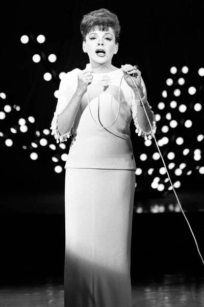 Judy Garland on CBS's 'On Broadway Tonight' on February 5, 1965 in New York.