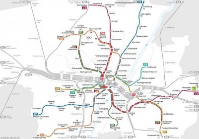 Metro Mnichov: Mapa MHD, Cena jízdenky, trasy