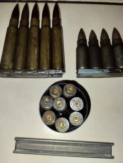 náboje mauser , stg plus 9mm - Vojenské sběratelské předměty
