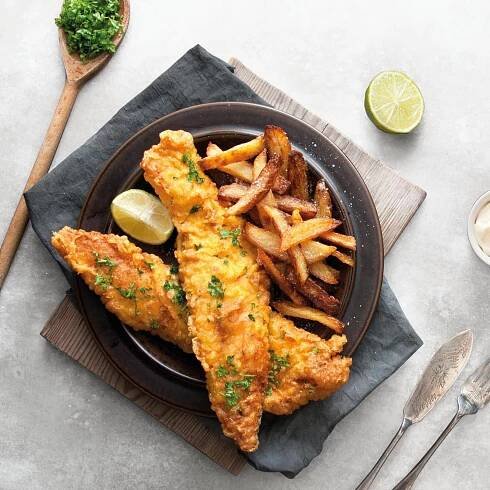 Fish and chips - recept Easy Fry XL Surface | Tefal