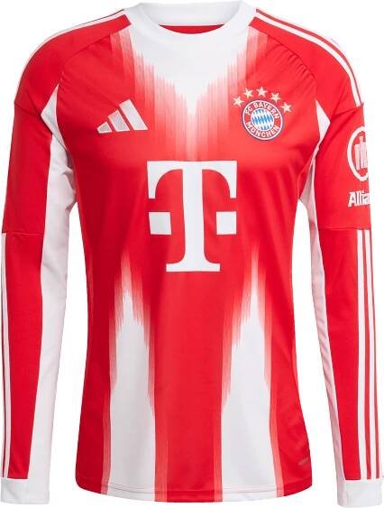 Pánský domácí dres s dlouhým rukávem adidas FC Bayern Mnichov 2025/26