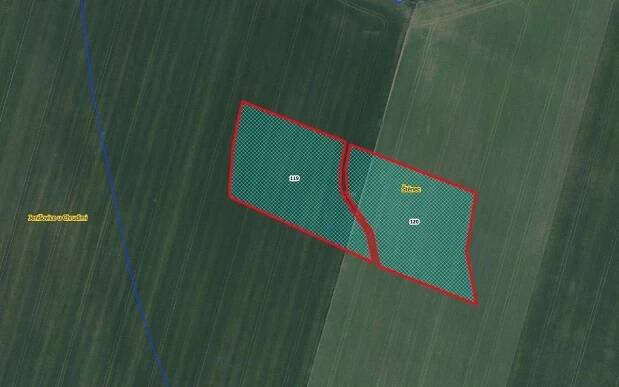 Zemědělské pozemky, Jenišovice, 1 656 m²