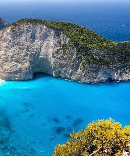 Krásný pohled na region Zakynthos