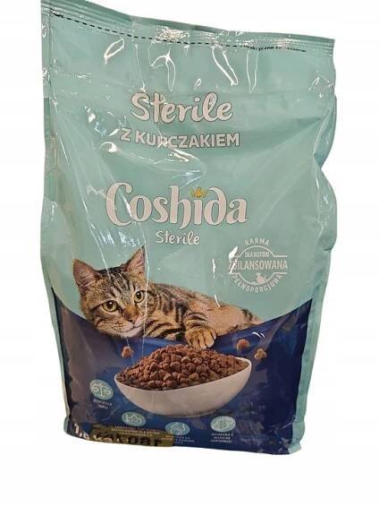Krmivo suché pro kočky Coshida Sterile s kuřecím masem 1,8 kg
