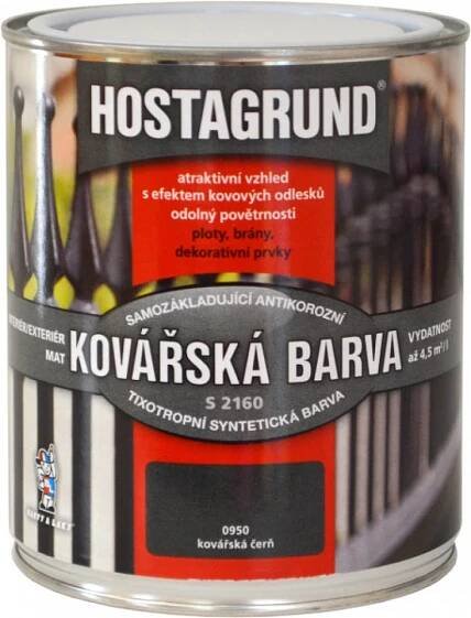 Barvy a laky Hostivař S2160 0950 kovářská barva 2,5L