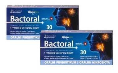 FAVEA Bactoral + Vitamín D 2 x 30 tablet