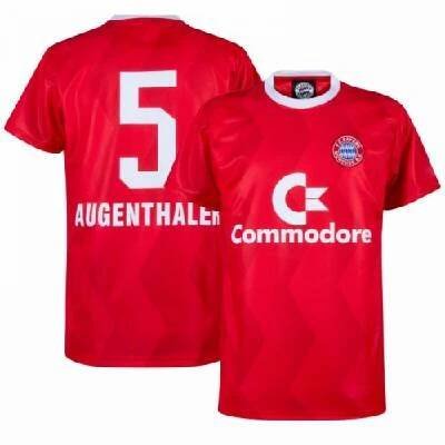 88-89 FC Bayern Mnichov retro dres + Augenthaler 5 (Retro Filz hráčský potisk) M