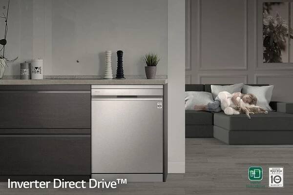 DB475TXS VSTAVANÁ UMÝVAČKA RIADU LG inverter direct drive