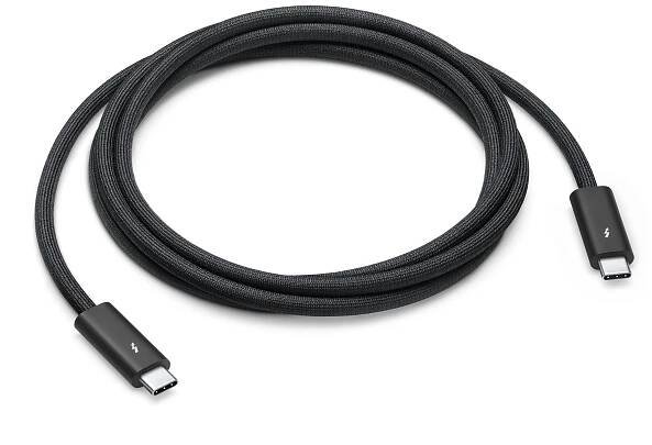 Originální Apple Thunderbolt 4 Pro - (USB-C) synchronizační a nabíjecí kabel - 1m - černý - 240W