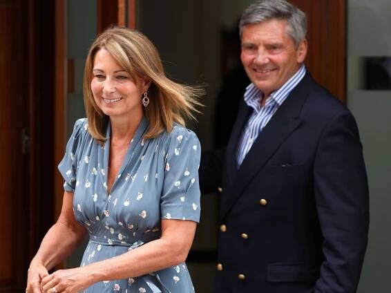 Carole Middleton and husband Michael finally have reason to celebrate after turbulent two years