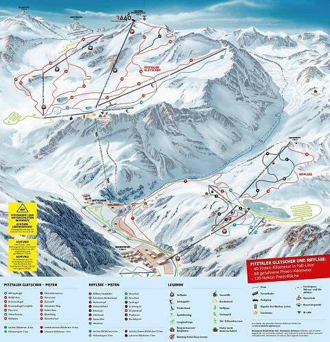 Pitztal: Tři skiareály v Tyrolsku se zárukou sněhu