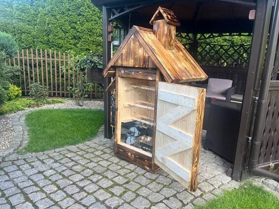 ELEKTRICKÁ DŘEVĚNÁ UDÍRNA 300 L TOKO za 30803.00CZK - Allegro