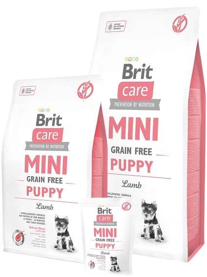 Brit Care Mini Grain Free Puppy Lamb 400 g | ALFA Zoo