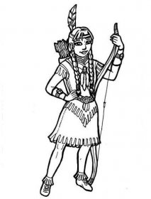 Indická Dívka Archer