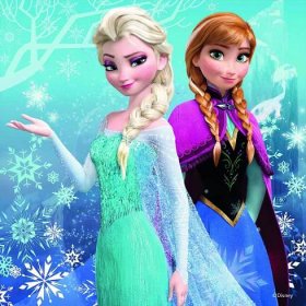                             Puzzle Disney Ledové království: dobrodružství na sněhu - 3x                        