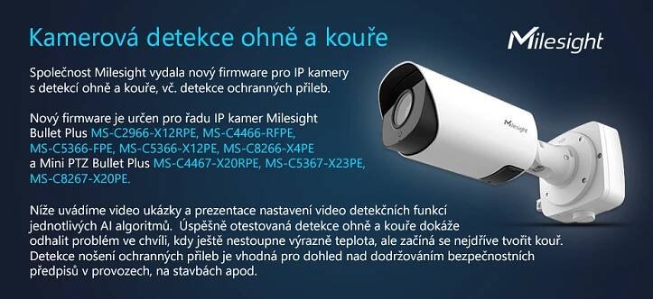 Kamerová detekce ohně a kouře