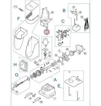 NICE SPMTG05200 kit motora pre SLH400