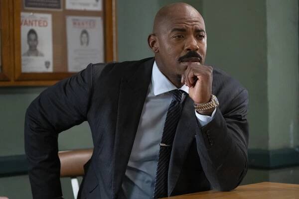 Mehcad Brooks as Det. Jalen Shaw on "Law & Order" in 2024. | Source: Getty Images