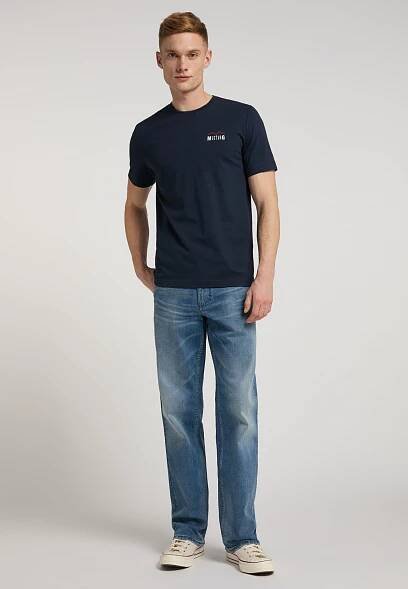 Pánské tričko MUSTANG modré | EXE JEANS | Specialisté na džíny Mustang, Cross, Mavi a další