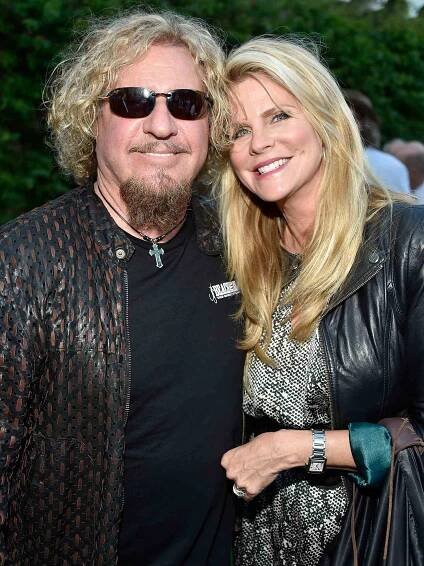 Sammy Hagar and Kari Hagar-Hagar attend the 2014 Classic Rock Awards Launch Party