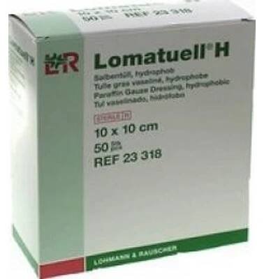 Lomatuell H Tyl mastný 10 x 10 cm 50 ks