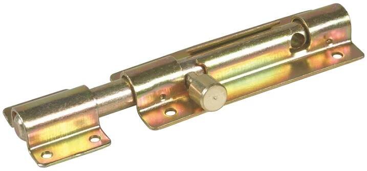 Zástrč vrat, brány a dveří - petlice s okem FM-063200T, 200 mm, pr.12 mm, pozinkováno