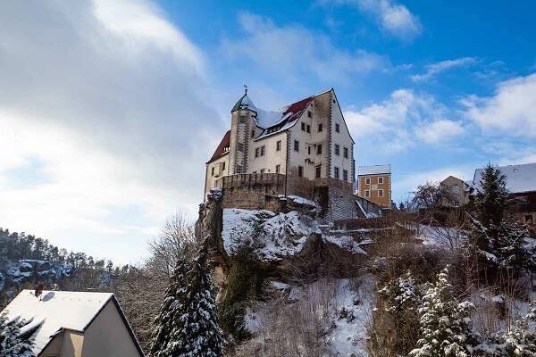 image of hohnstein castle saxony germany