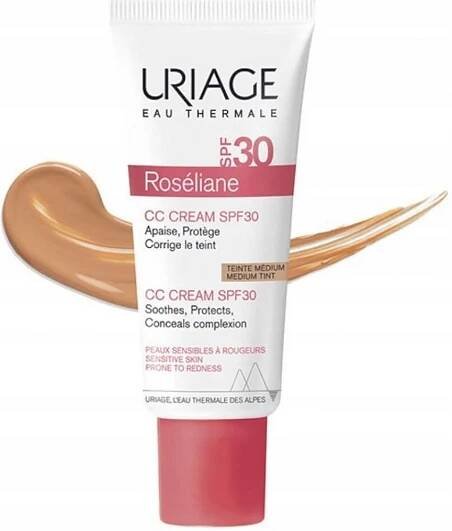 Uriage Roséliane CC Tónovaný krém pro citlivou pleť se sklonem k zčervenání SPF30 40 ml