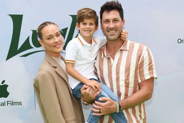 Pregnant Peta Murgatroyd and Maks Chmerkovskiy Surprise Son with Puppy Ahead of Baby's Arrival