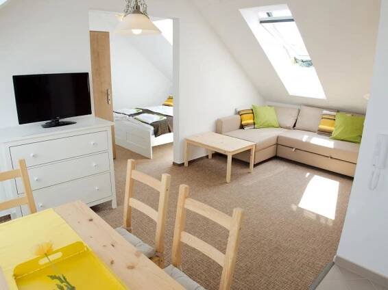 Obývací část apartmán 13