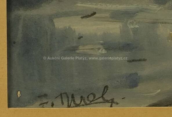 František Turek / Smíchovský přístav - detail aukce « Aukce « Aukční Galerie Platýz