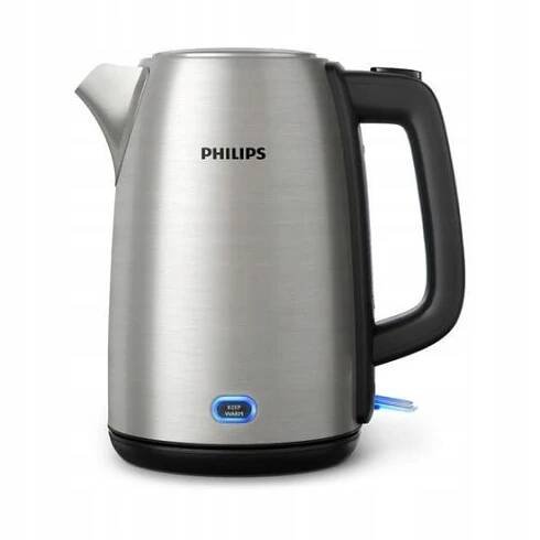 2× Elektrická varná konvice Philips HD9353/90 2060 W 1,7 l stříbrná/šedá