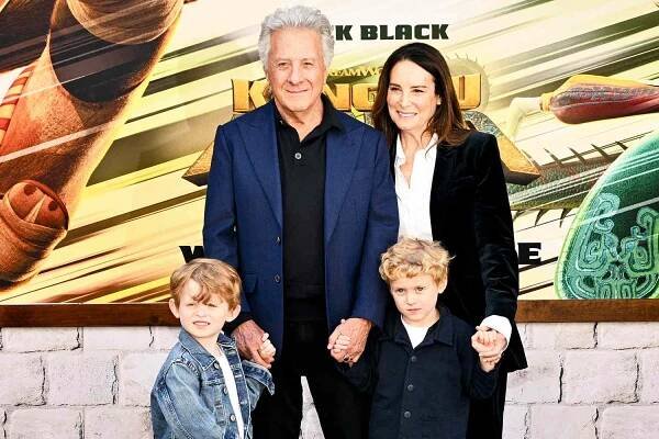Dustin Hoffman and Wife Lisa Make Rare Appearance with Grandkids at the Kung Fu Panda 4 Premiere